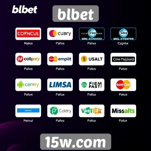 Métodos de pagamento disponíveis na blbet
